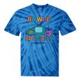 No Wi-Fi No Problem – Retro Dial Up Tech Nostalgia Premium Tri-Blend Tie-Dye T-Shirts Blue Tie-Dye