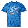 Nostalgia 80s Duck Goose Distressed Tie-Dye T-Shirts Blue Tie-Dye