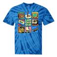 I Am This Old Retro Vintage Nostalgia 80s 90s Cassette Tape Tie-Dye T-Shirts Blue Tie-Dye