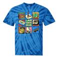 I Am This Old Retro Vintage Nostalgia 80s 90s Cassette Tape Tie-Dye T-Shirts Blue Tie-Dye