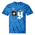 Old School Dad OG Hip Hop Head Vinyl Retro 80s90s Nostalgia Tie-Dye T-Shirts Blue Tie-Dye