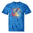 Old-School Hip Hop 80's 90's Style Music Cassette Nostalgia Tie-Dye T-Shirts Blue Tie-Dye