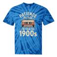 Patience Please I'm From The 1900s Cassette Tie-Dye T-Shirts Blue Tie-Dye