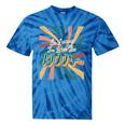 BE PATIENT I'M FROM THE 1900s RETRO SUNSET 90s 80s 70s Tie-Dye T-Shirts Blue Tie-Dye