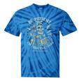 Be Patient With Me I'm From The 1900s Skeleton Women Tie-Dye T-Shirts Blue Tie-Dye