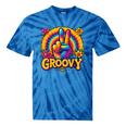 Peace Sign Groovy Vibes Costume Nostalgia Tie Dye Fashion Tie-Dye T-Shirts Blue Tie-Dye