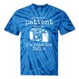 Please Be Patient With Me I'm From The 1900s Aged Camera Premium Tie-Dye T-Shirts Blue Tie-Dye
