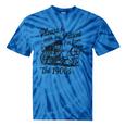 Please Be Patient With Me I'm From The 1900s Funny Tie-Dye T-Shirts Blue Tie-Dye