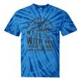 Please Be Patient With Me I'm From The 1900s Funny Train Tie-Dye T-Shirts Blue Tie-Dye
