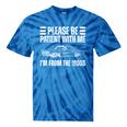 Please Be Patient With Me I'm From The 1900s Humorous Saying Tie-Dye T-Shirts Blue Tie-Dye