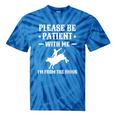 Please Be Patient I'm From The 1900s Old Men & Women Premium Tie-Dye T-Shirts Blue Tie-Dye