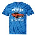 Please Be Patient With Me I'm From The 1900s Old School Tie-Dye T-Shirts Blue Tie-Dye