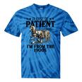 Please Patient I'm From The 1900s Quote Vintage Horse Tie-Dye T-Shirts Blue Tie-Dye
