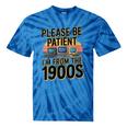 Please Be Patient I'm From The 1900s Retro Computer Tie-Dye T-Shirts Blue Tie-Dye