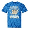 Please Be Patient With Me I'm From The 1900s Retro Humor Premium Tri-Blend Tie-Dye T-Shirts Blue Tie-Dye