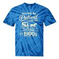 Please Be Patient With Me I'm From The 1900s Retro Tie-Dye T-Shirts Blue Tie-Dye