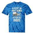Please Be Patient I'm From The 1900s Retro Tie-Dye T-Shirts Blue Tie-Dye