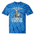Please Be Patient With Me I'm From The 1900s Skeleton Tie-Dye T-Shirts Blue Tie-Dye