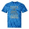 Please Be Patient With Me I'm From The 1900s Steam Train Premium Tie-Dye T-Shirts Blue Tie-Dye