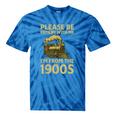 Please Be Patient With Me I'm From The 1900s Steam Train Tie-Dye T-Shirts Blue Tie-Dye
