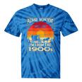 Please Be Patient I'm From The 1900s Sunset Vintage Wagon Tie-Dye T-Shirts Blue Tie-Dye