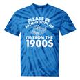 Please Be Patient With Me I'm From The 1900s Typewriter Tie-Dye T-Shirts Blue Tie-Dye