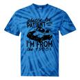 Please Be Patient With Me I'm From The 1900s Vintage Classic Premium Tri-Blend Tie-Dye T-Shirts Blue Tie-Dye