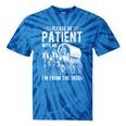 PLEASE BE PATIENT I'M FROM THE 1900s Vintage 1900s Retro Premium Tie-Dye T-Shirts Blue Tie-Dye
