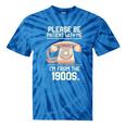 Please Be Patient With Me I'm From The 1900s Vintage Retro Premium Tri-Blend Tie-Dye T-Shirts Blue Tie-Dye Please Be Patient With Me I'm From The 1900s Vintage Retro Premium Tri-Blend Tie-Dye T-Shirts Blue Tie-Dye