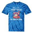 Please Be Patient With Me I'm From The 1900s Women Girl Premium Tie-Dye T-Shirts Blue Tie-Dye