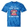 Please Be Patient With Me I'm From The 1900s Women Girl Tie-Dye T-Shirts Blue Tie-Dye