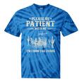 Please Be Patient With Me I'm From The 1900s Women Tie-Dye T-Shirts Blue Tie-Dye