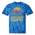 Raised On 90’s Country Horse Retro Nostalgia Western Music Tie-Dye T-Shirts Blue Tie-Dye
