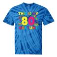 Retro 80's Costume 80s Nostalgia Party Tie-Dye T-Shirts Blue Tie-Dye