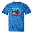 Retro 80s Shark Whale Diving Nostalgia Shark Party Tie-Dye T-Shirts Blue Tie-Dye Retro 80s Shark Whale Diving Nostalgia Shark Party Tie-Dye T-Shirts Blue Tie-Dye