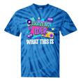Retro 80s Style 90s Pop Fashion Nostalgia Eighties Music Tie-Dye T-Shirts Blue Tie-Dye