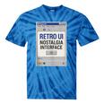 Retro Computer Dialog Box 90s Desktop Interface Nostalgia Tie-Dye T-Shirts Blue Tie-Dye
