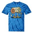 Retro Gamer 80s 90s Gaming Nostalgia Video Game Men Tie-Dye T-Shirts Blue Tie-Dye
