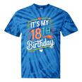 Retro It's My 18th Birthday Boho Nostalgia Women Kids Tie-Dye T-Shirts Blue Tie-Dye