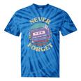 Retro Pager Never Forget Nostalgia Vintage Tie-Dye T-Shirts Blue Tie-Dye