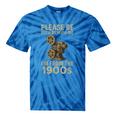 Retro Please Be Patient With Me I'm From The 1900s Projector Tie-Dye T-Shirts Blue Tie-Dye
