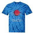 Retro Pluto Never Forget Classic Planet Pluto Nostalgia Tie-Dye T-Shirts Blue Tie-Dye