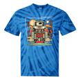 Retro Tech Stack 80s 90s Nostalgia Analog Devices Tie-Dye T-Shirts Blue Tie-Dye