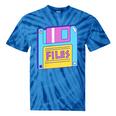 Retro TechnologyOld School Floppy Nostalgia 90s Generation Tie-Dye T-Shirts Blue Tie-Dye