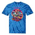 Retro Graphic Print With a Touch Of Nostalgia Tie-Dye T-Shirts Blue Tie-Dye Retro Graphic Print With a Touch Of Nostalgia Tie-Dye T-Shirts Blue Tie-Dye
