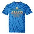 Retro Vintage Style 2026 Nostalgia Sunset Family Reunion Tie-Dye T-Shirts Blue Tie-Dye