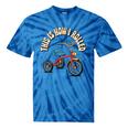 This How I Rolled Retro Tricycle 80s 90s Kid Nostalgia Tie-Dye T-Shirts Blue Tie-Dye
