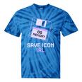 Save Icon IRL Retro Tech Humor Floppy Disk 90s Nostalgia Tie-Dye T-Shirts Blue Tie-Dye
