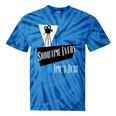 Showtime Every Moment Cinema Nostalgia Film Buff Humor Tie-Dye T-Shirts Blue Tie-Dye