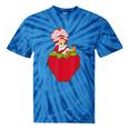 Strawberry Shortcake Sitting On Strawberry Retro Nostalgia Tie-Dye T-Shirts Blue Tie-Dye